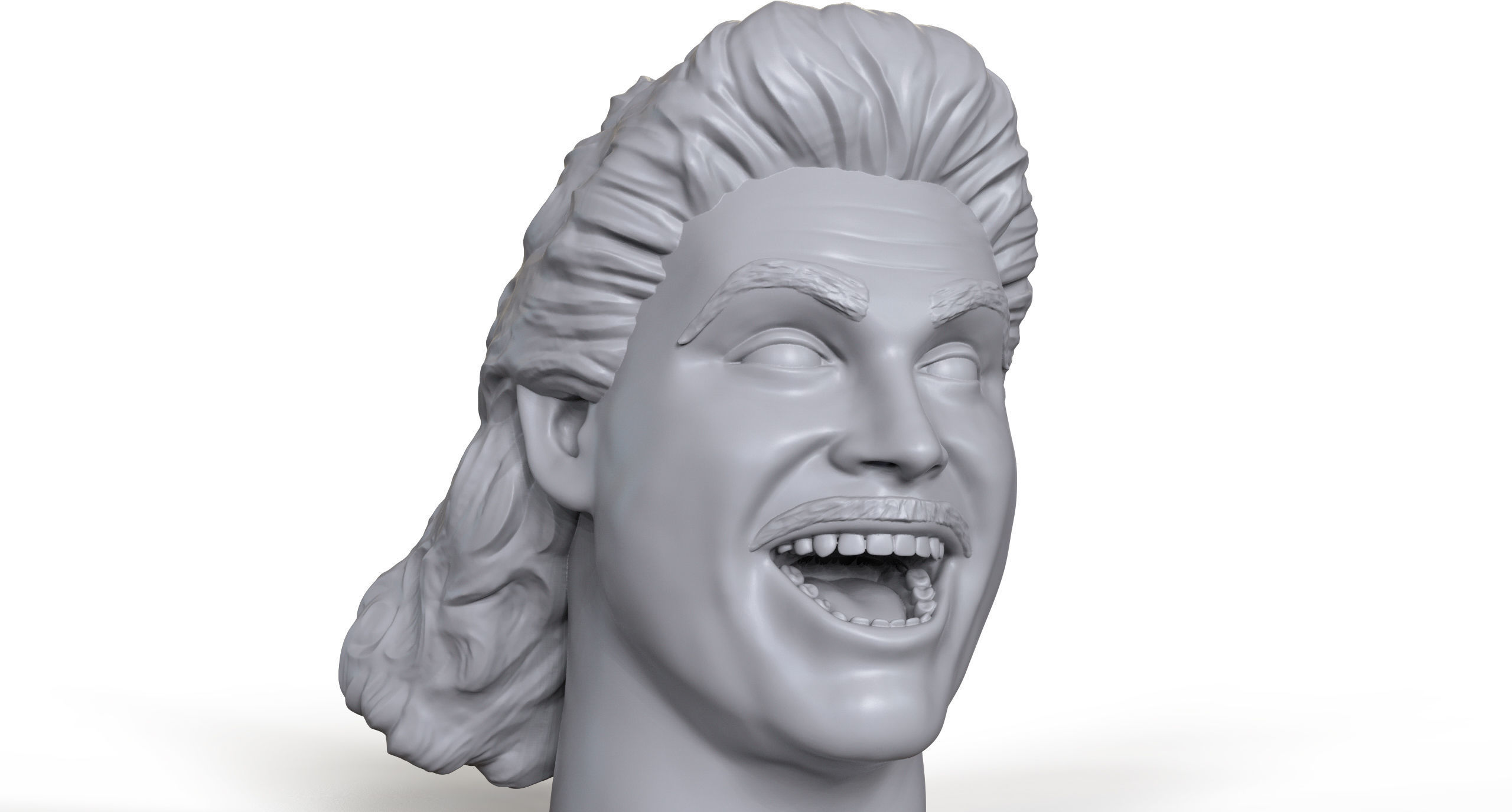 C Gladd Trony 3D printable portrait sculpt 3D print model_1