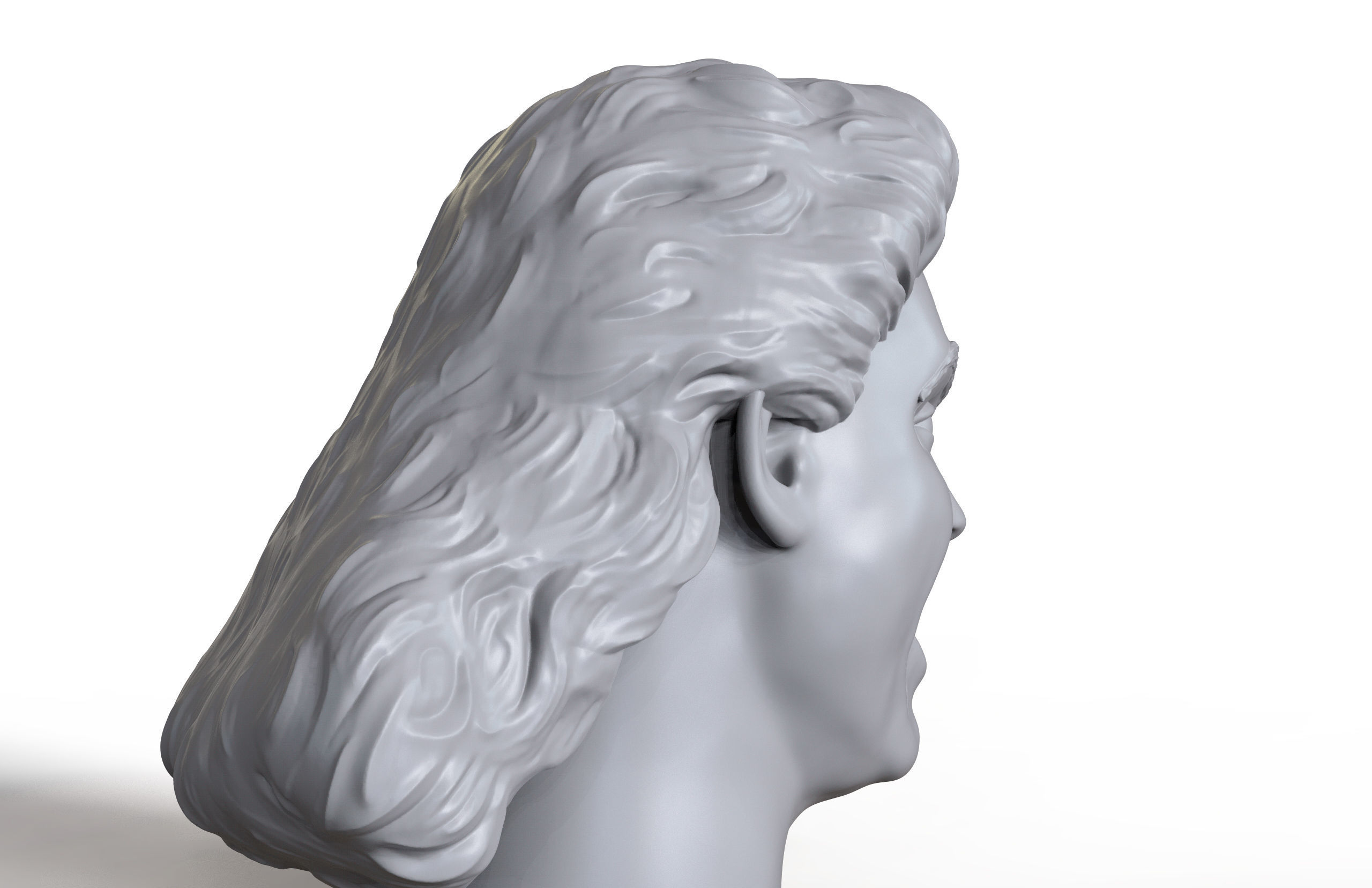 C Gladd Trony 3D printable portrait sculpt 3D print model_8