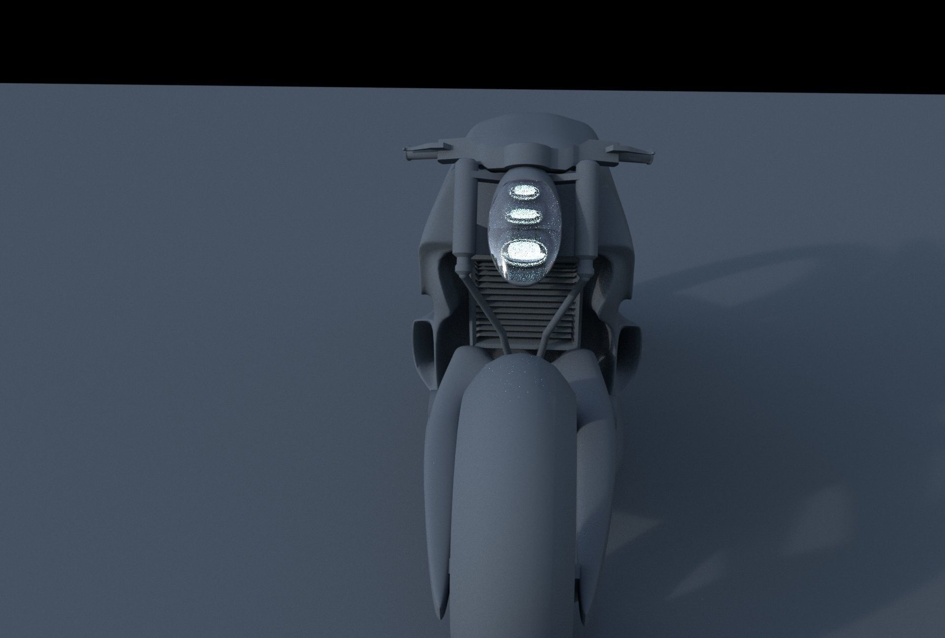 Rhino cafe racer 3D model_7