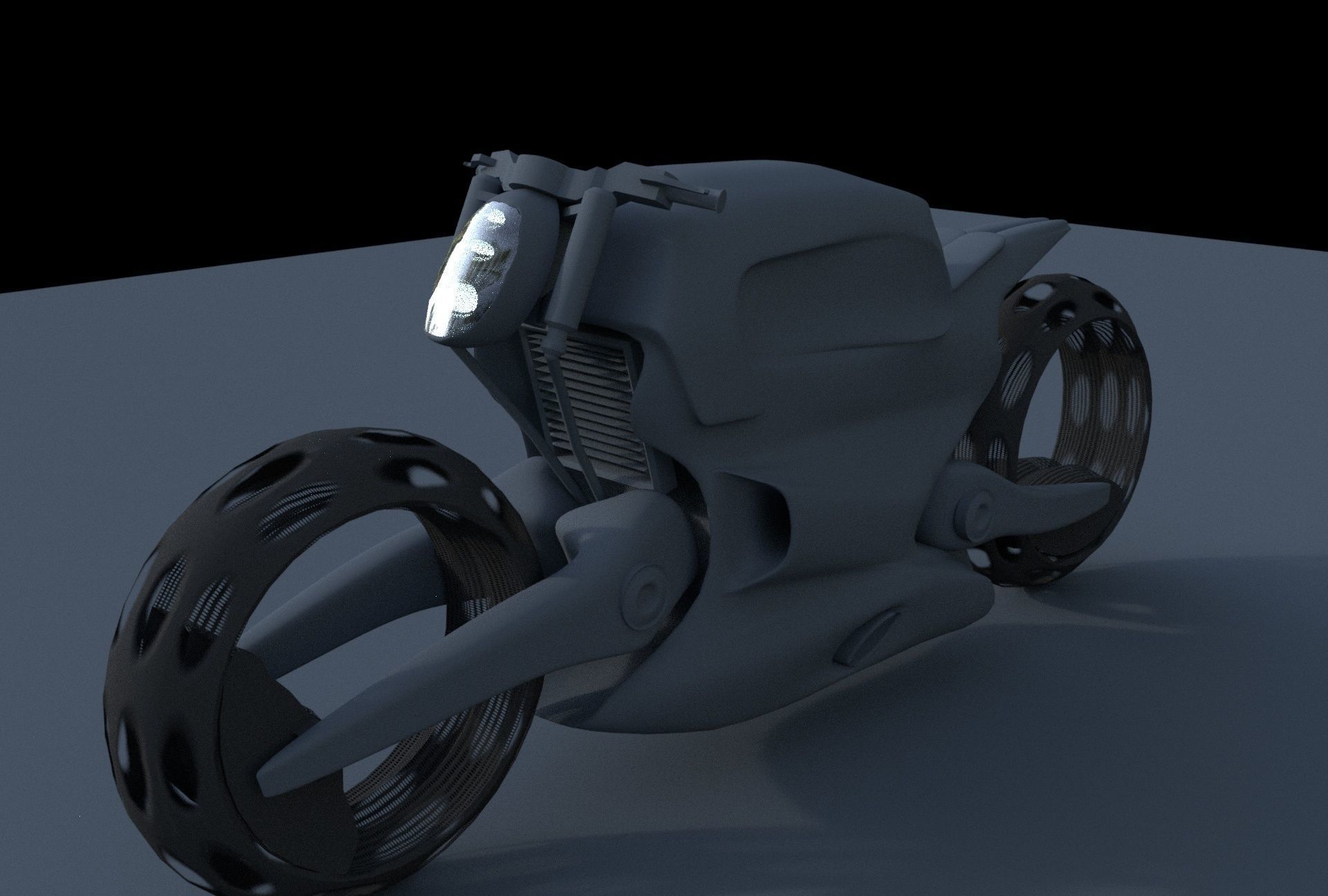 Rhino cafe racer 3D model_6