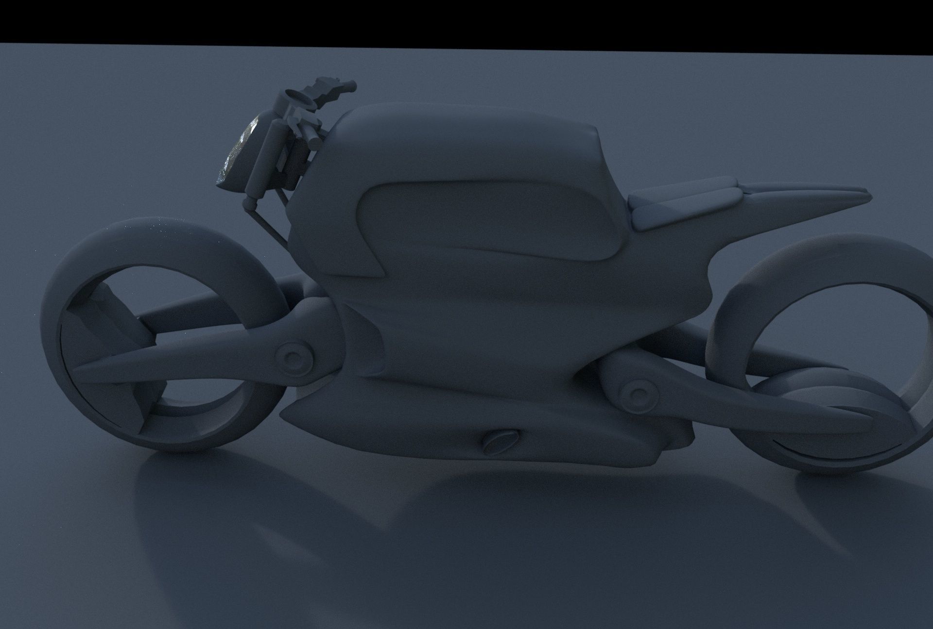 Rhino cafe racer 3D model_8