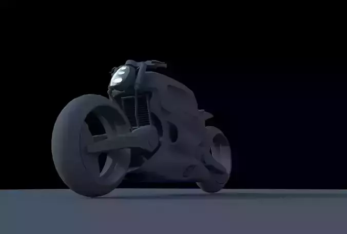 Rhino cafe racer 3D model