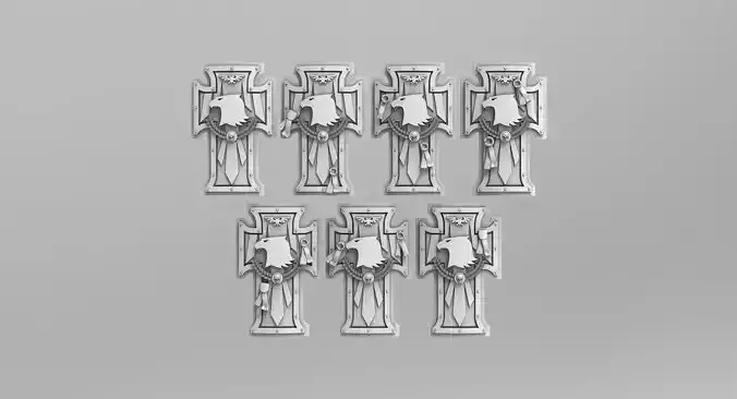 Raptor Power Shields 40k Version 1 3D print model