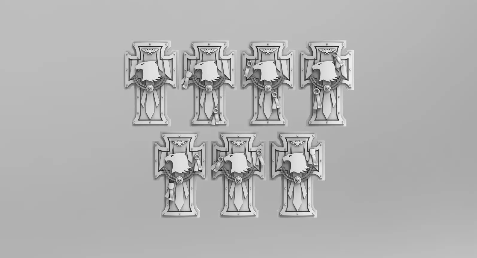 Raptor Power Shields 40k Version 1 3D print model