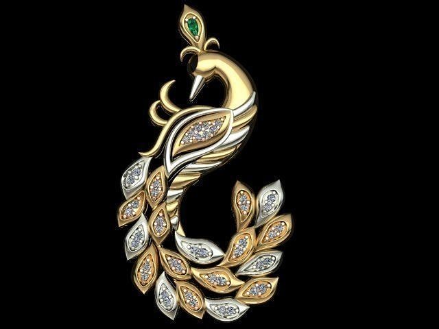 swan pendant  3D print model