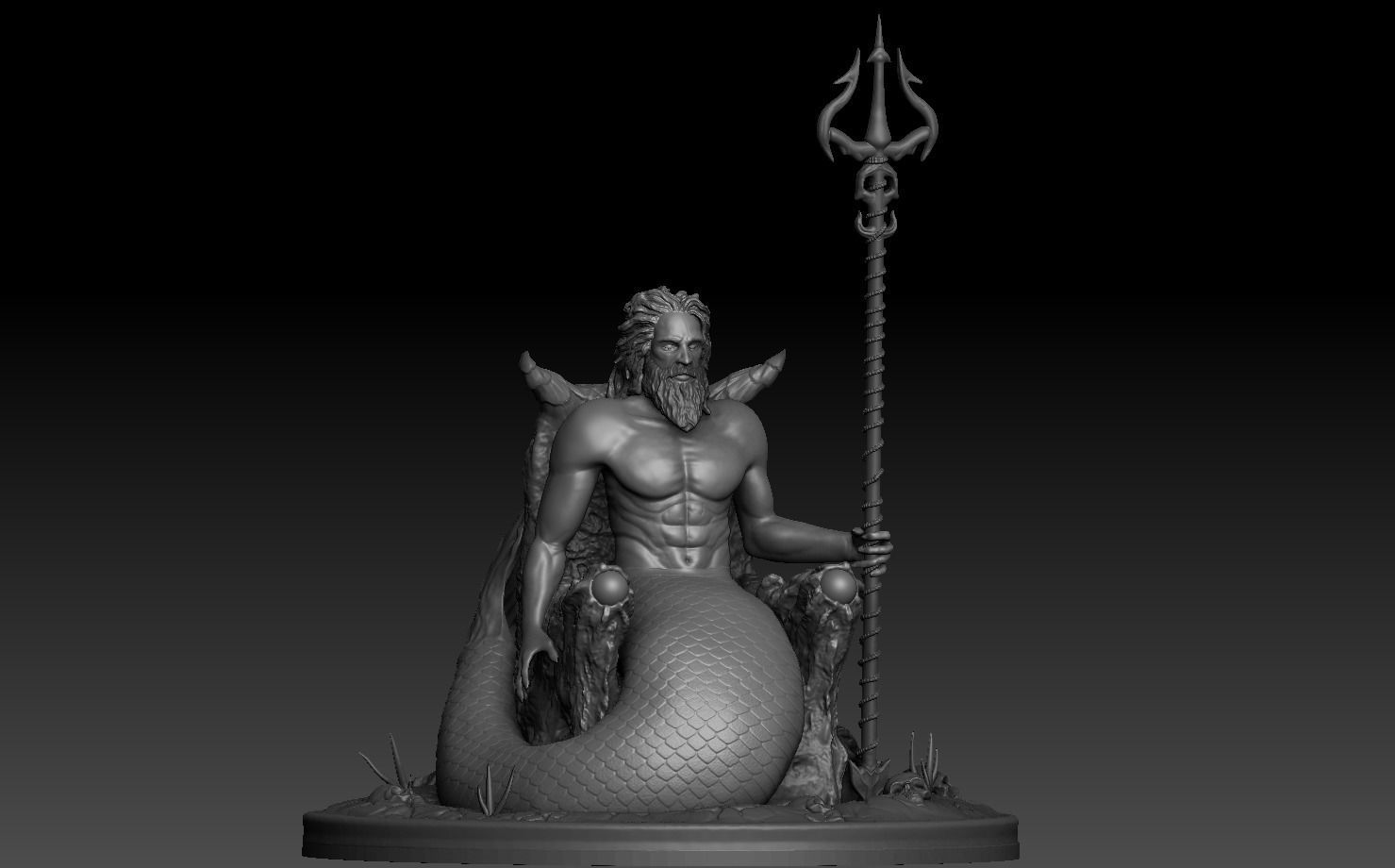 Oceanus - Poseidon 3D print model_4
