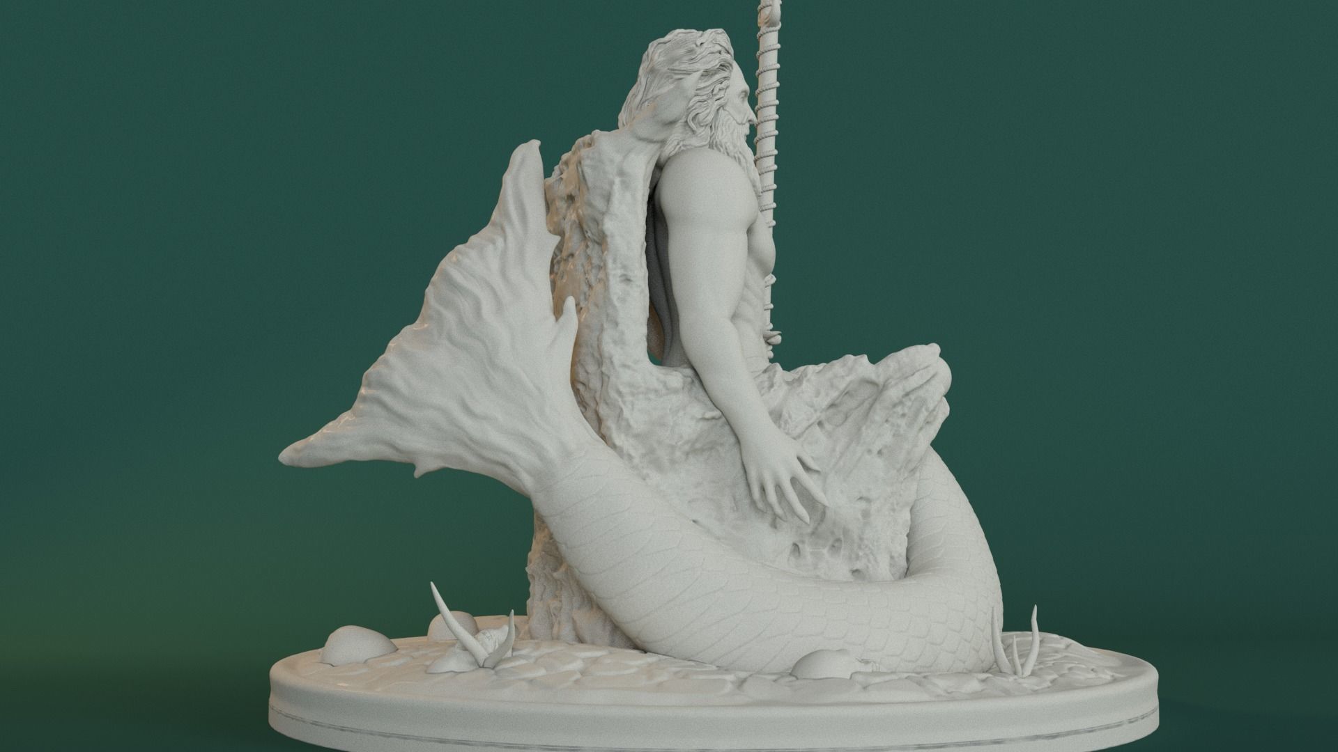 Oceanus - Poseidon 3D print model_6