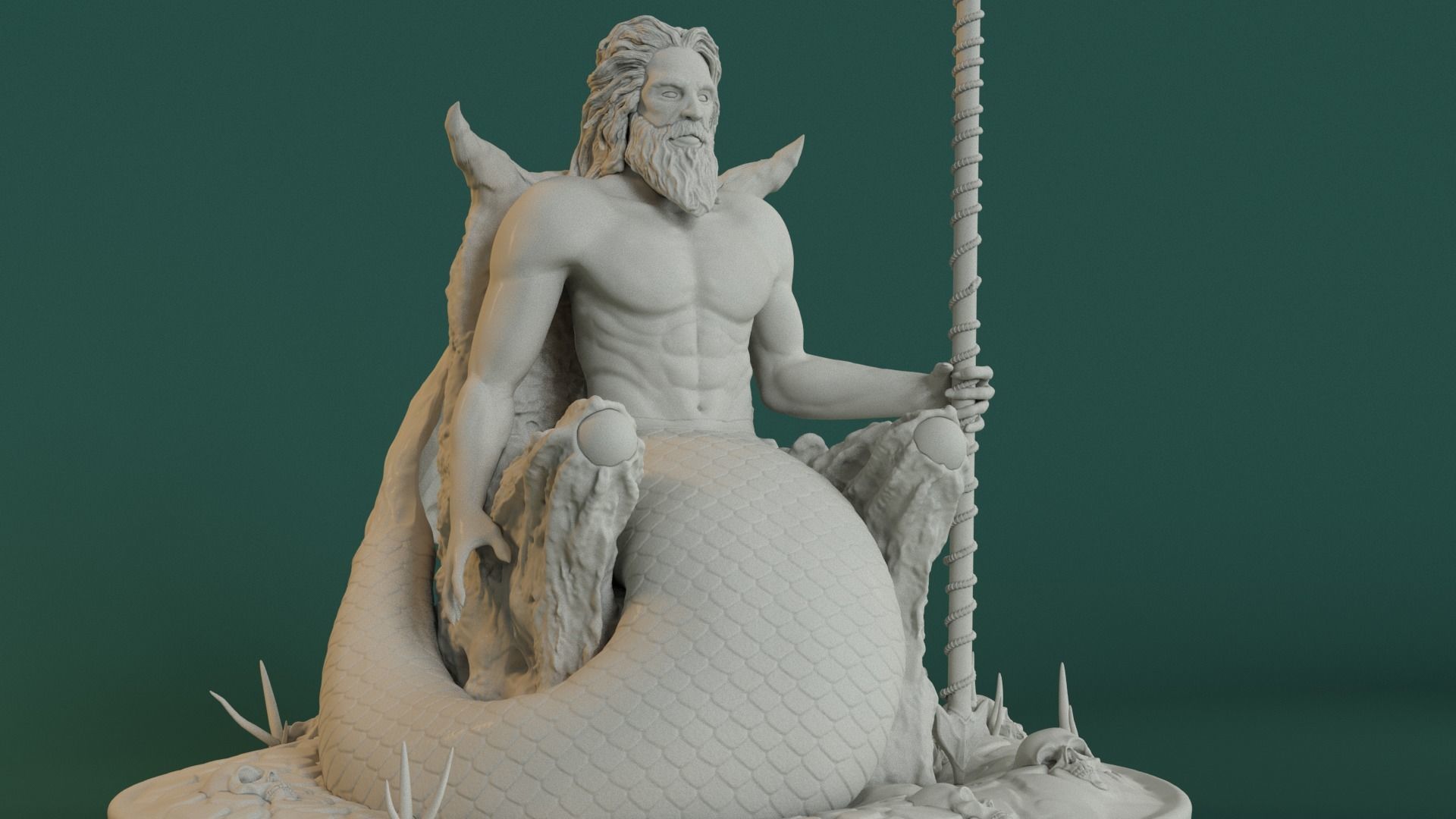 Oceanus - Poseidon 3D print model_1