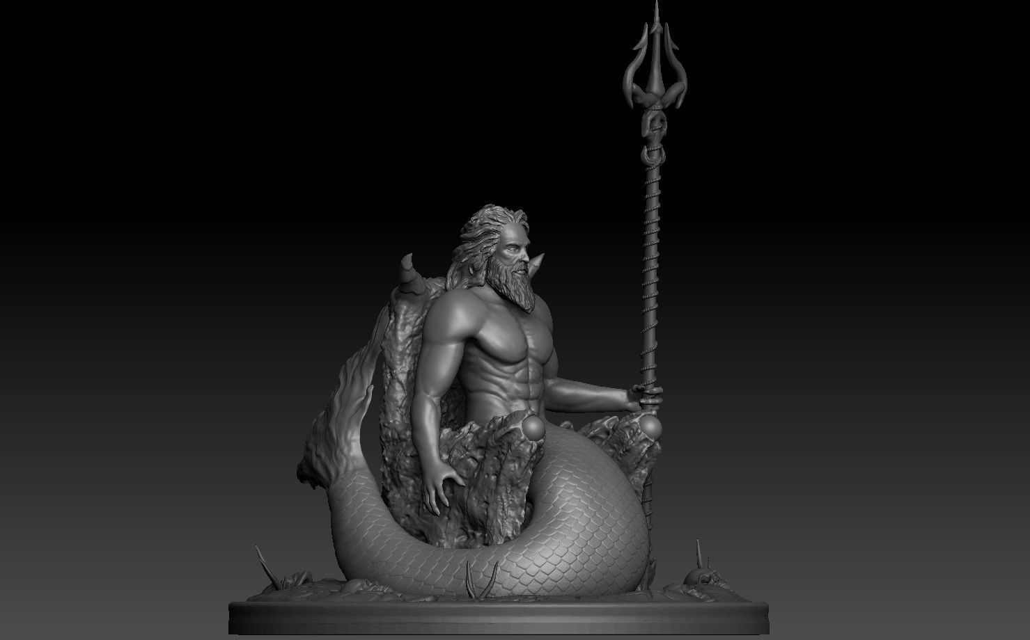 Oceanus - Poseidon 3D print model_9
