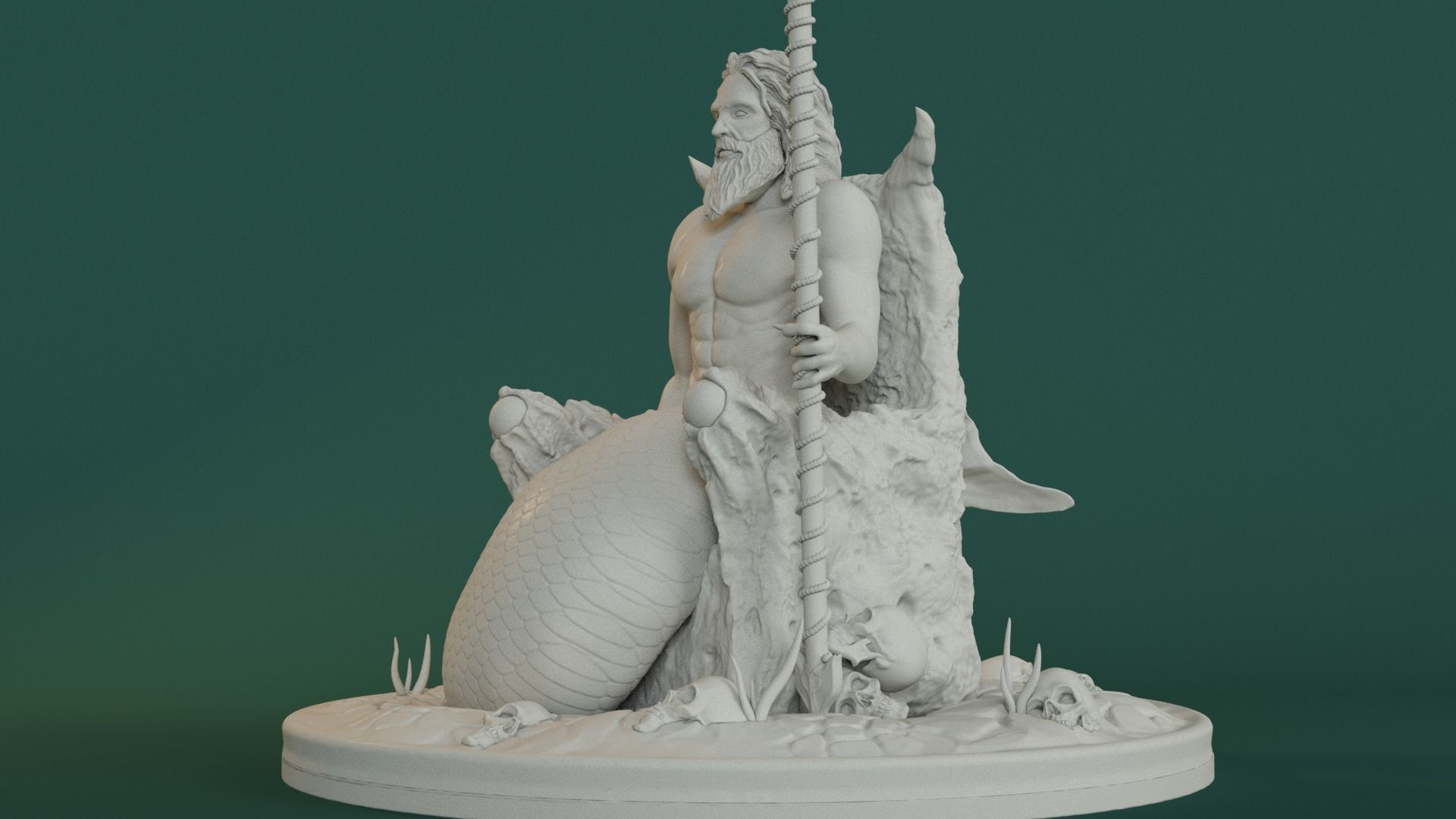 Oceanus - Poseidon 3D print model_3