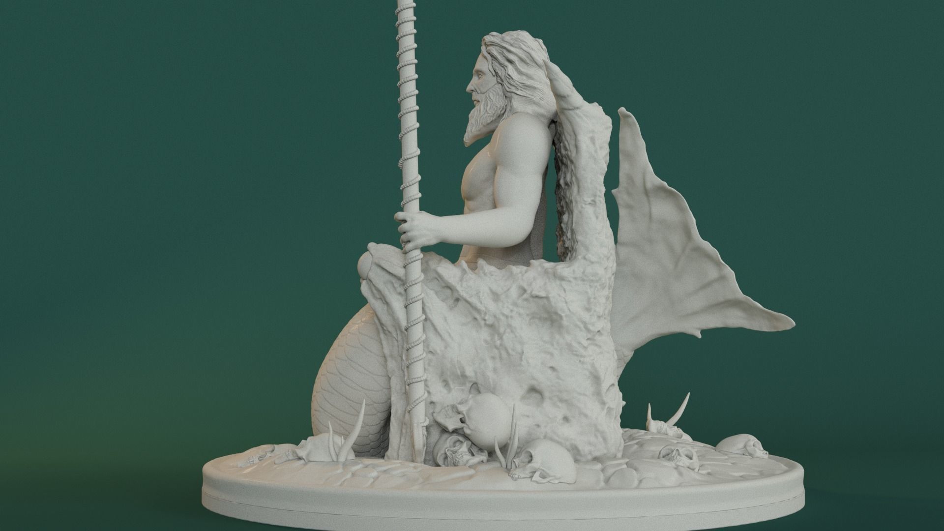 Oceanus - Poseidon 3D print model_5