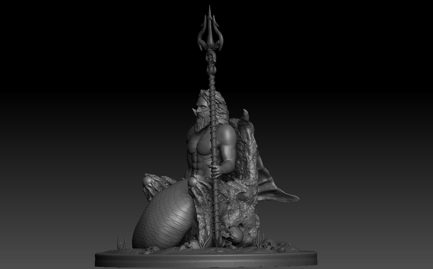 Oceanus - Poseidon 3D print model_8