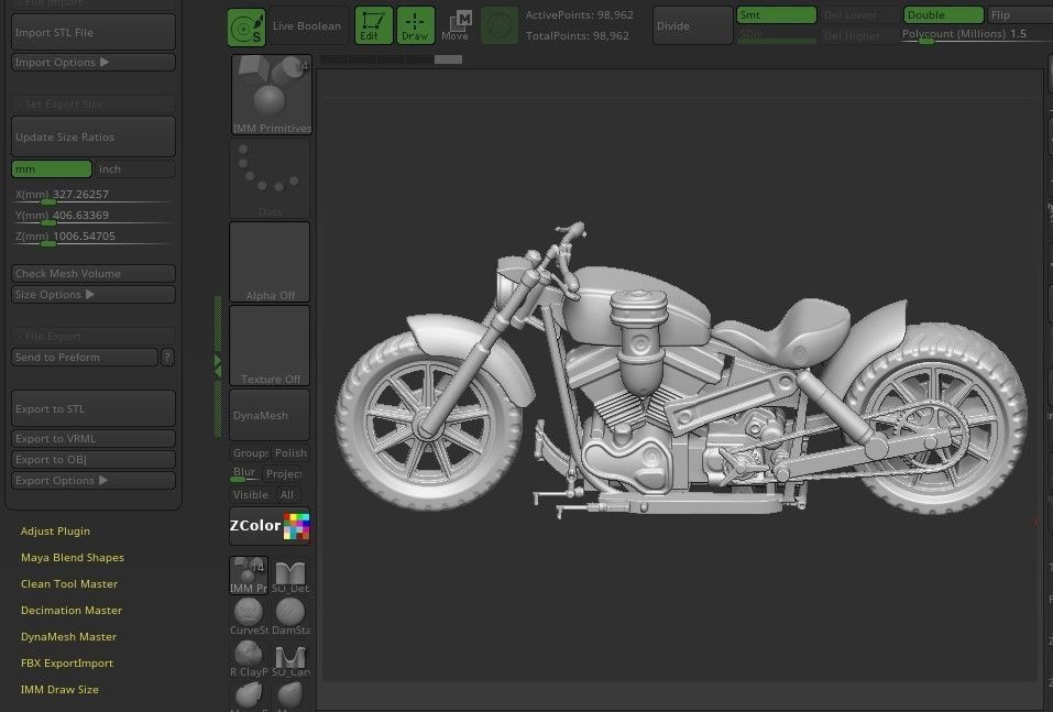 HARLEY  BIG MOTORS 3D print model_4