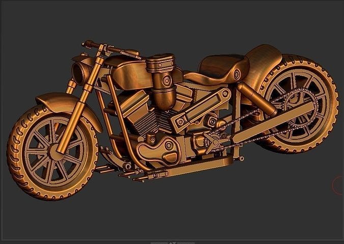 HARLEY  BIG MOTORS 3D print model