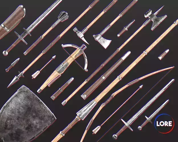 Medieval Collection Knightly Weapons Set 
