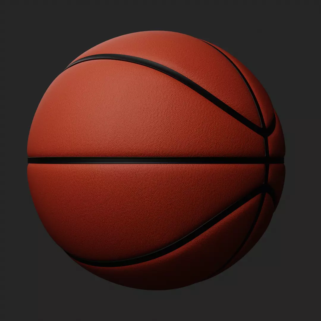 basketball ball Free 3D model_0