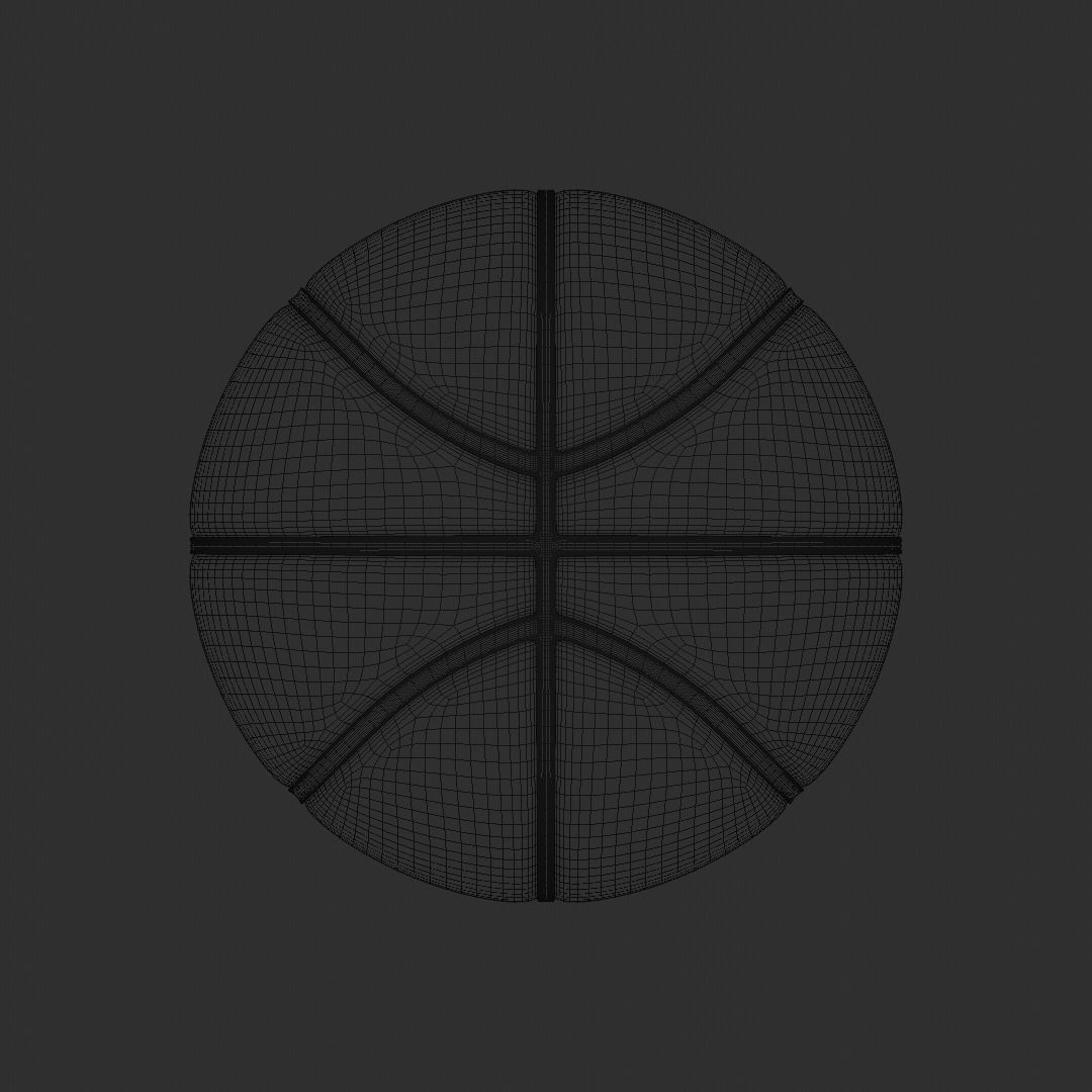 basketball ball Free 3D model_3