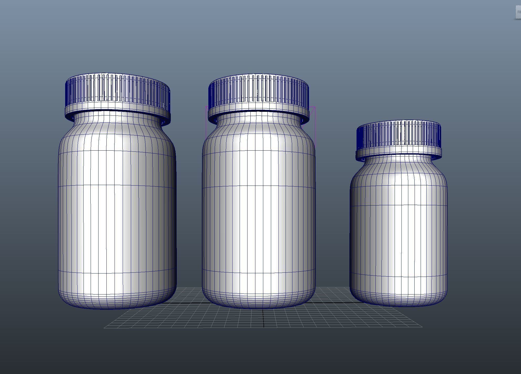 Tablet Container 3D model_1