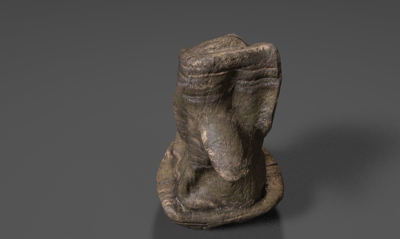 Rock 16 Low-poly 3D model_3