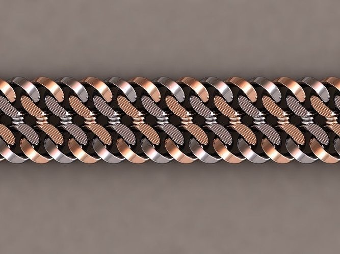 Chain Bracelets 24 3D print model