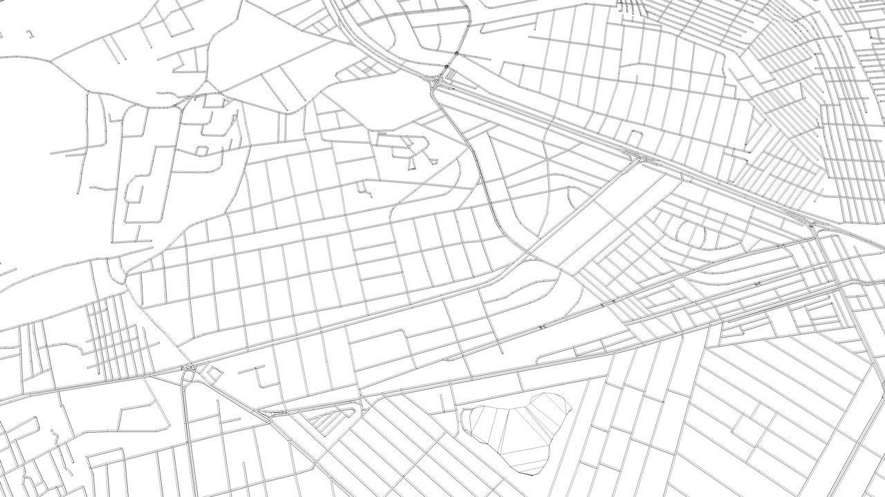 Karachi Road Network and Streets 3D model_10