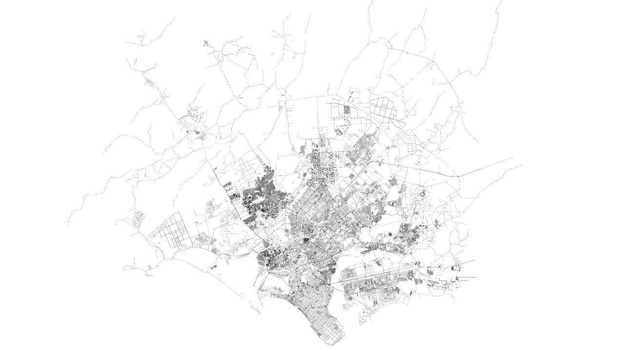 Karachi Road Network and Streets 3D model_9