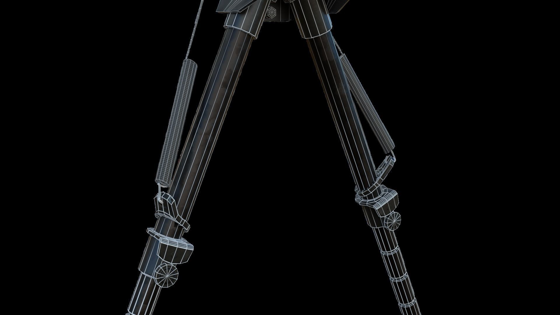 Bipod Low-poly 3D model_15