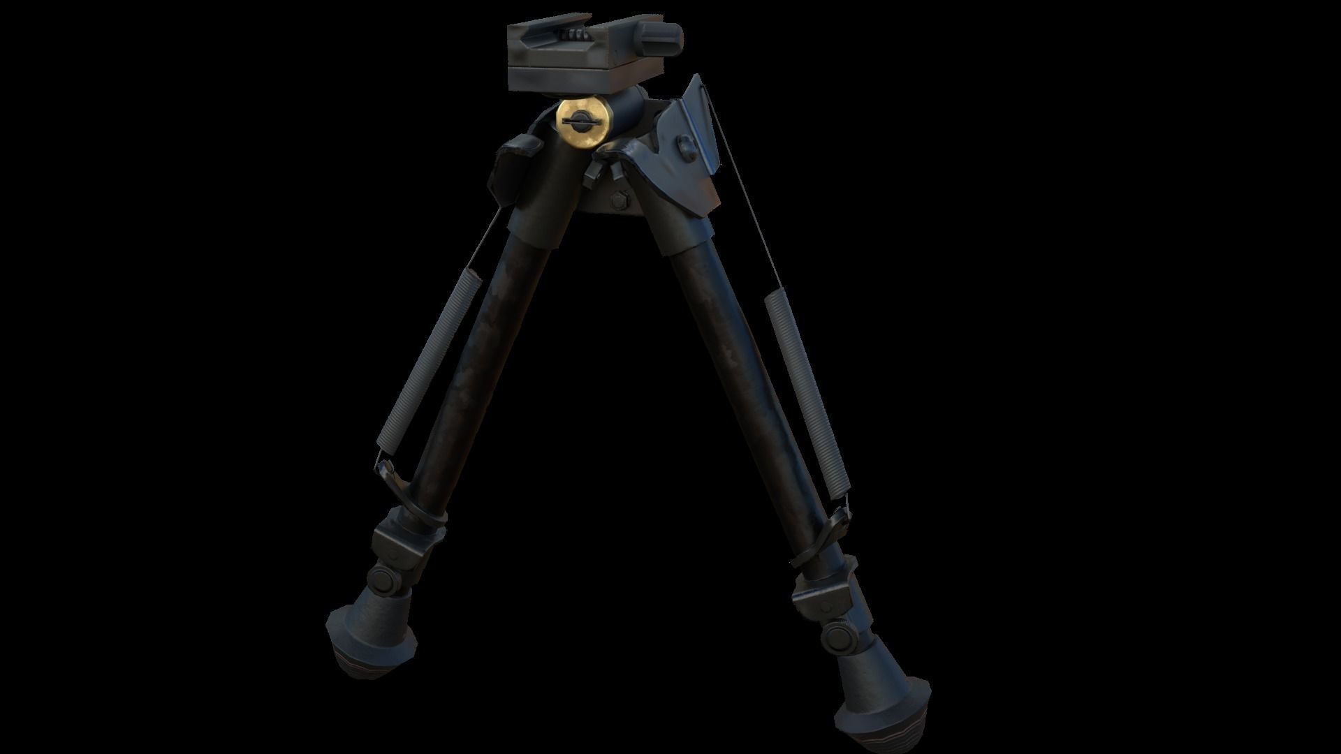 Bipod Low-poly 3D model_7