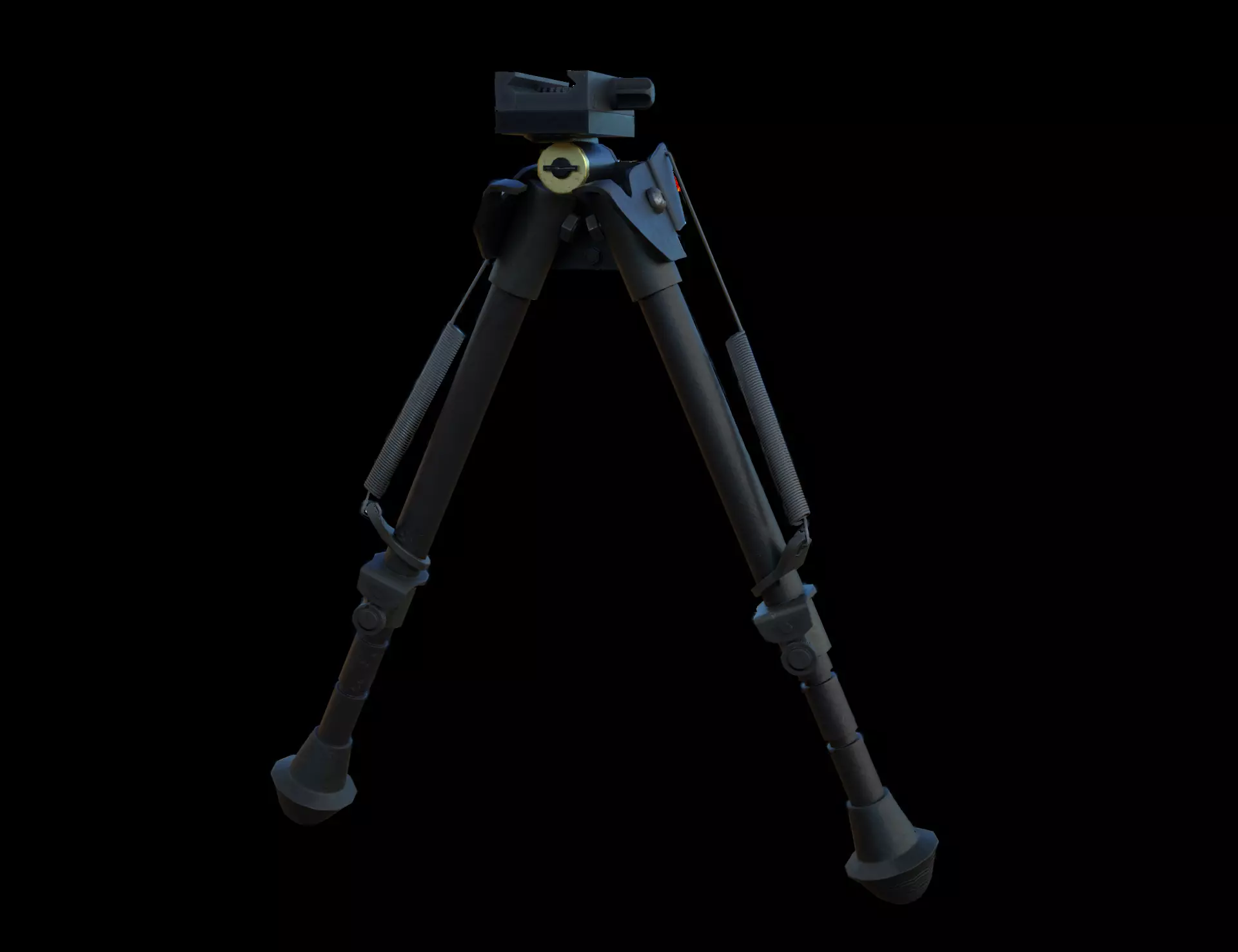 Bipod Low-poly 3D model_0