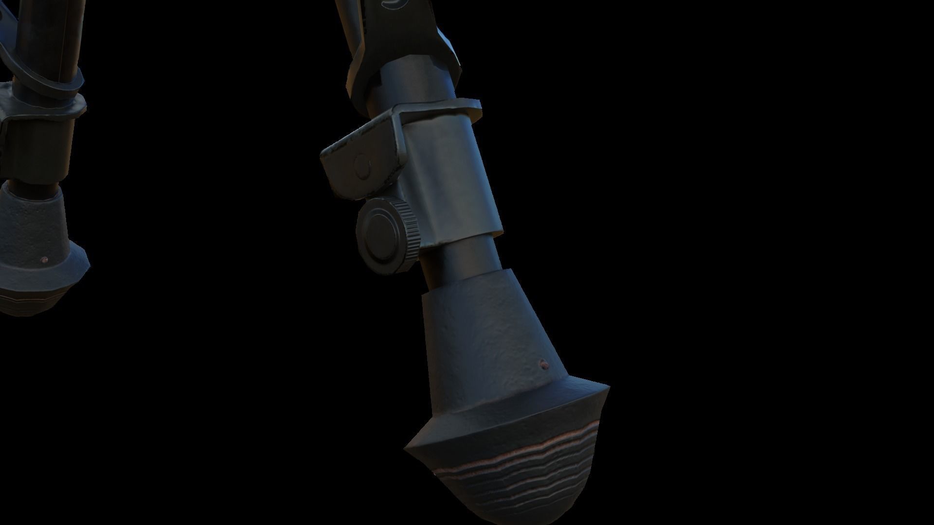 Bipod Low-poly 3D model_12