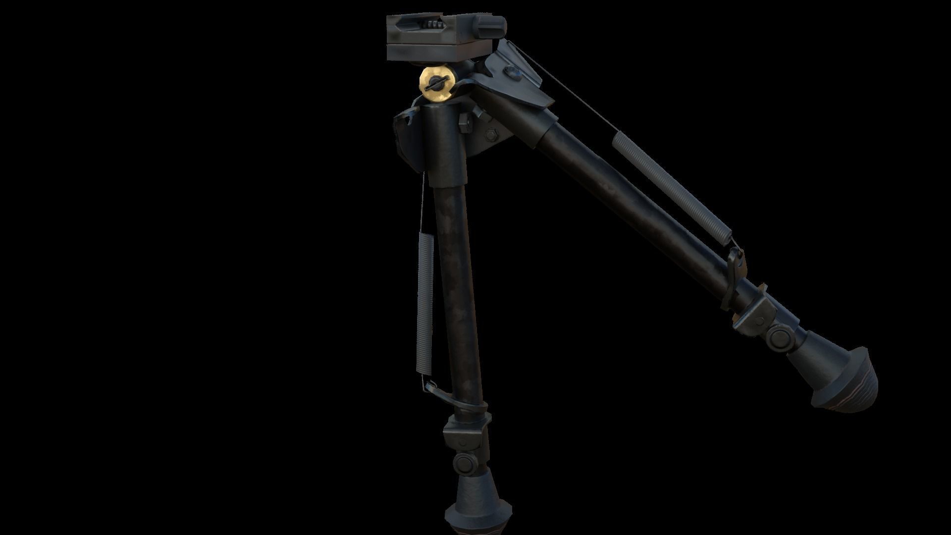 Bipod Low-poly 3D model_9