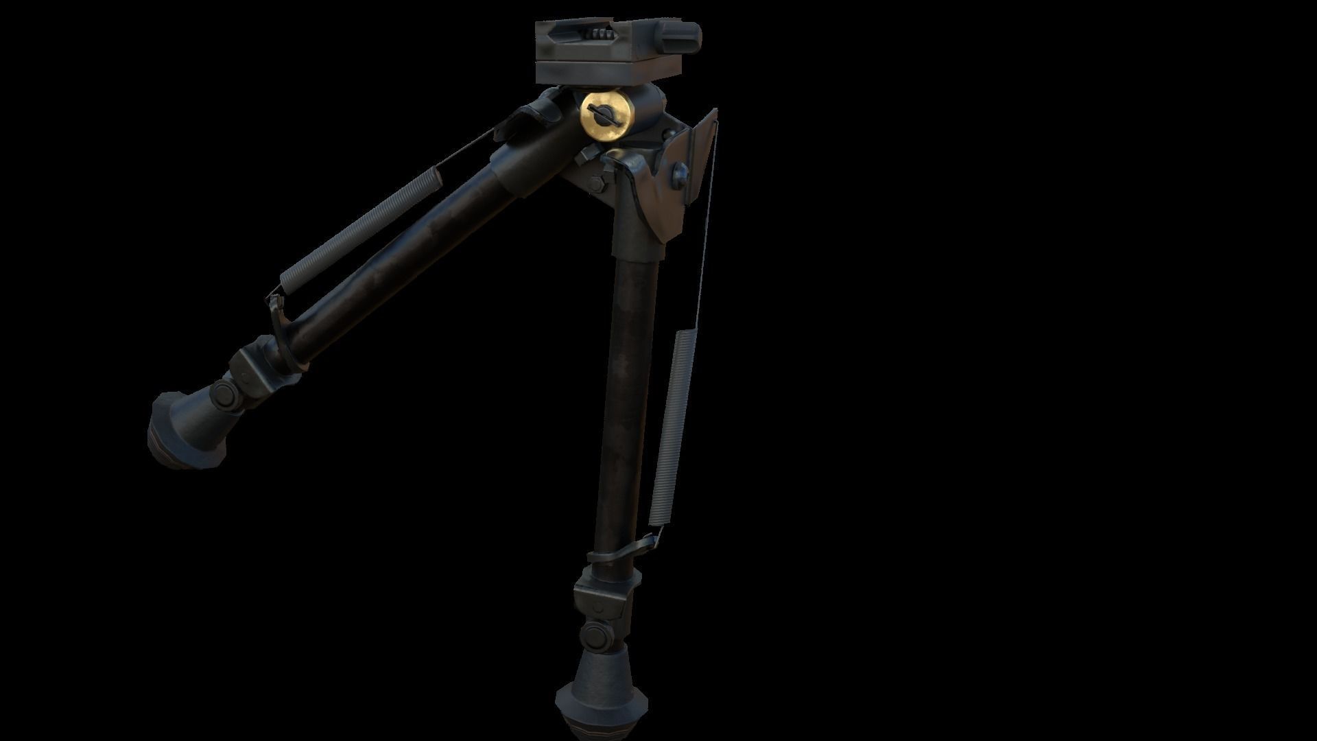 Bipod Low-poly 3D model_8