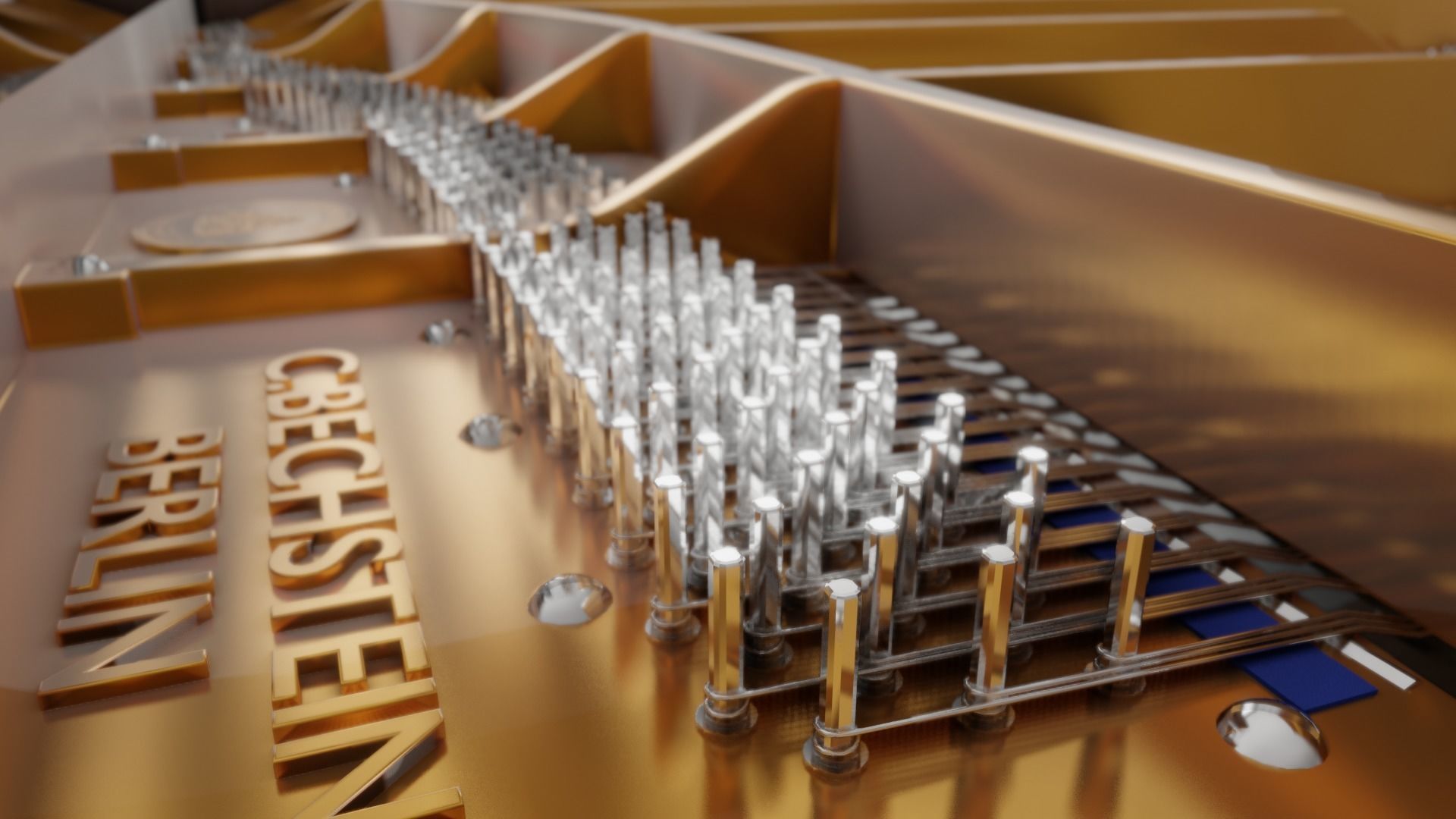 C Bechstein grand piano 3D model_6