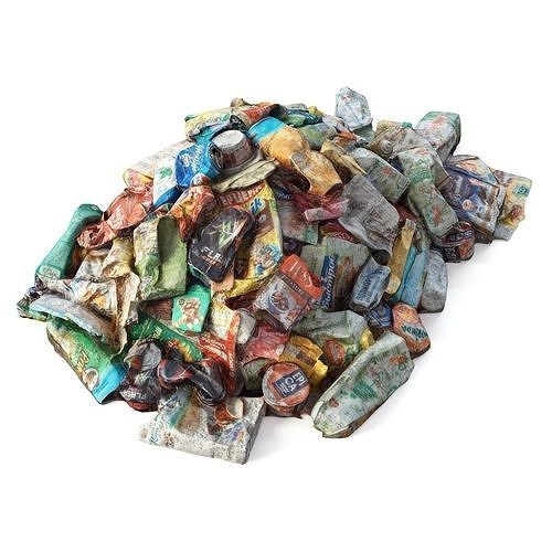  Small pile of garbage 3D model