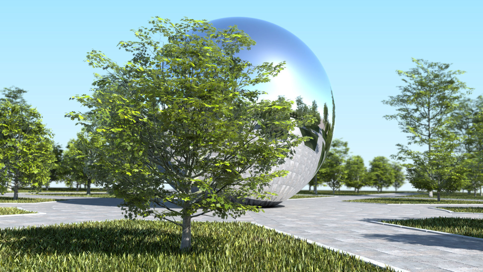 Acer Maple Trees Mega Pack 3D Model Collection_13