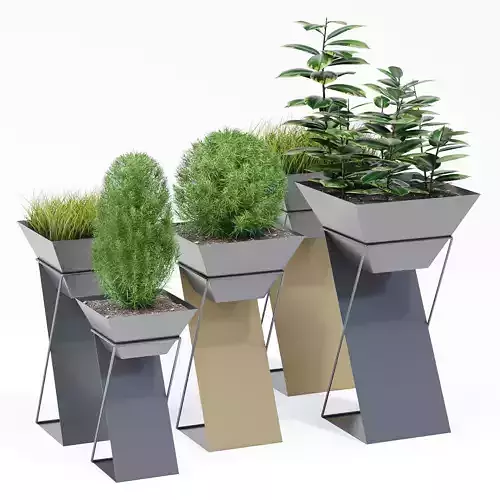 Escarcega modern planters