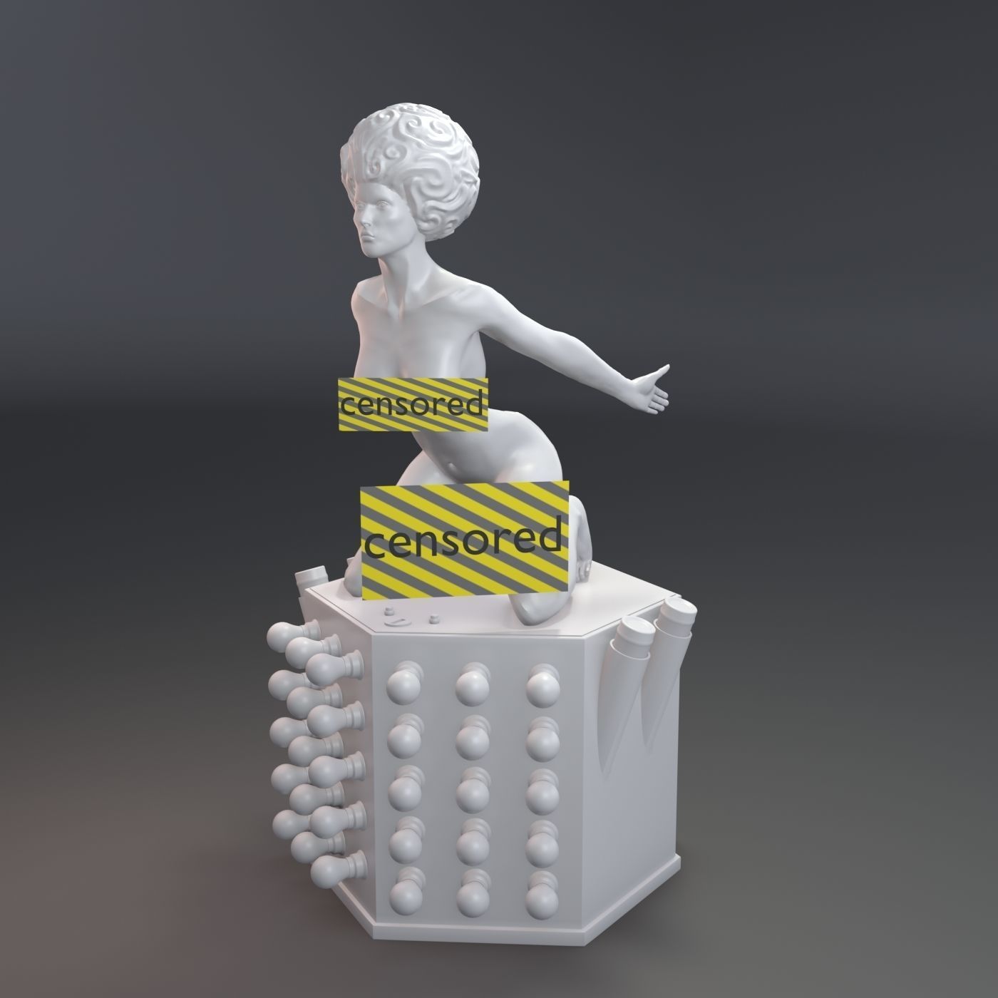 A Clockwork Orange Mannequin 3D print model_3