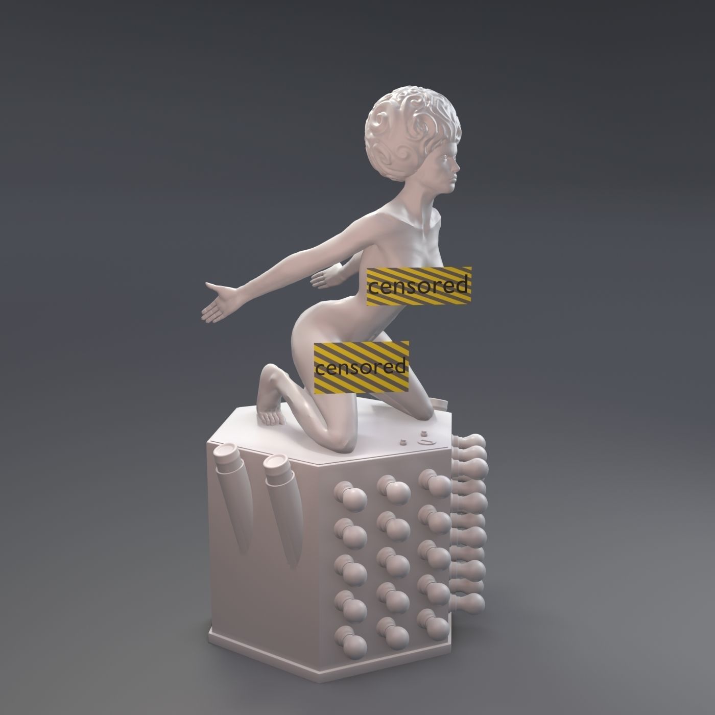 A Clockwork Orange Mannequin 3D print model_1