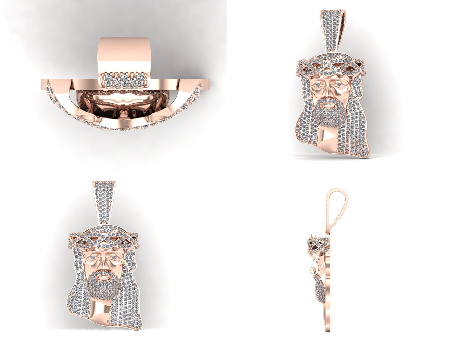 pendant akr 12 3D print model_5