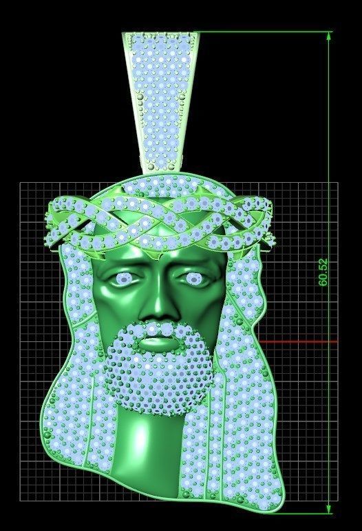 pendant akr 12 3D print model_6