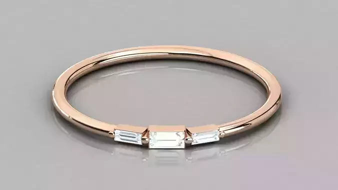 Women solitaire ring 3dm stl render detail  3D print model