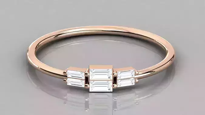 Women solitaire ring 3dm stl render detail  3D print model