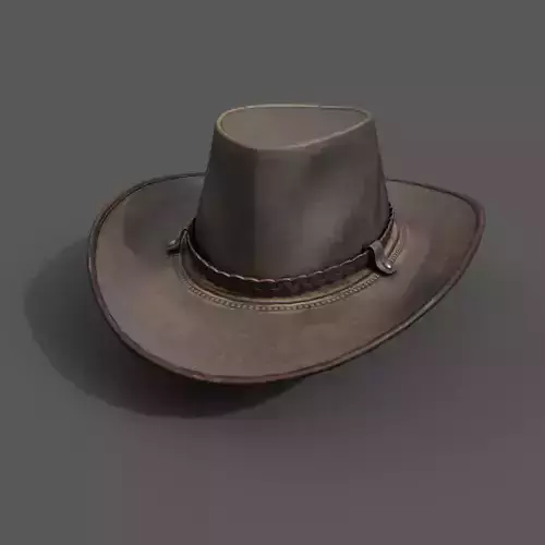 Human Hat ver 3 Low-poly 3D model Human Hat ver 3 Low-poly 3D model