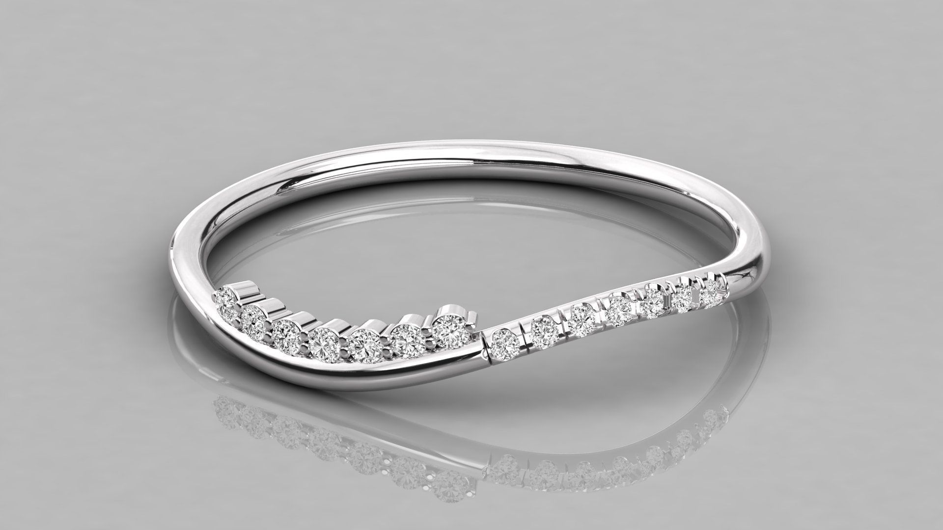 Women solitaire ring 3dm stl render detail 3D print model_7