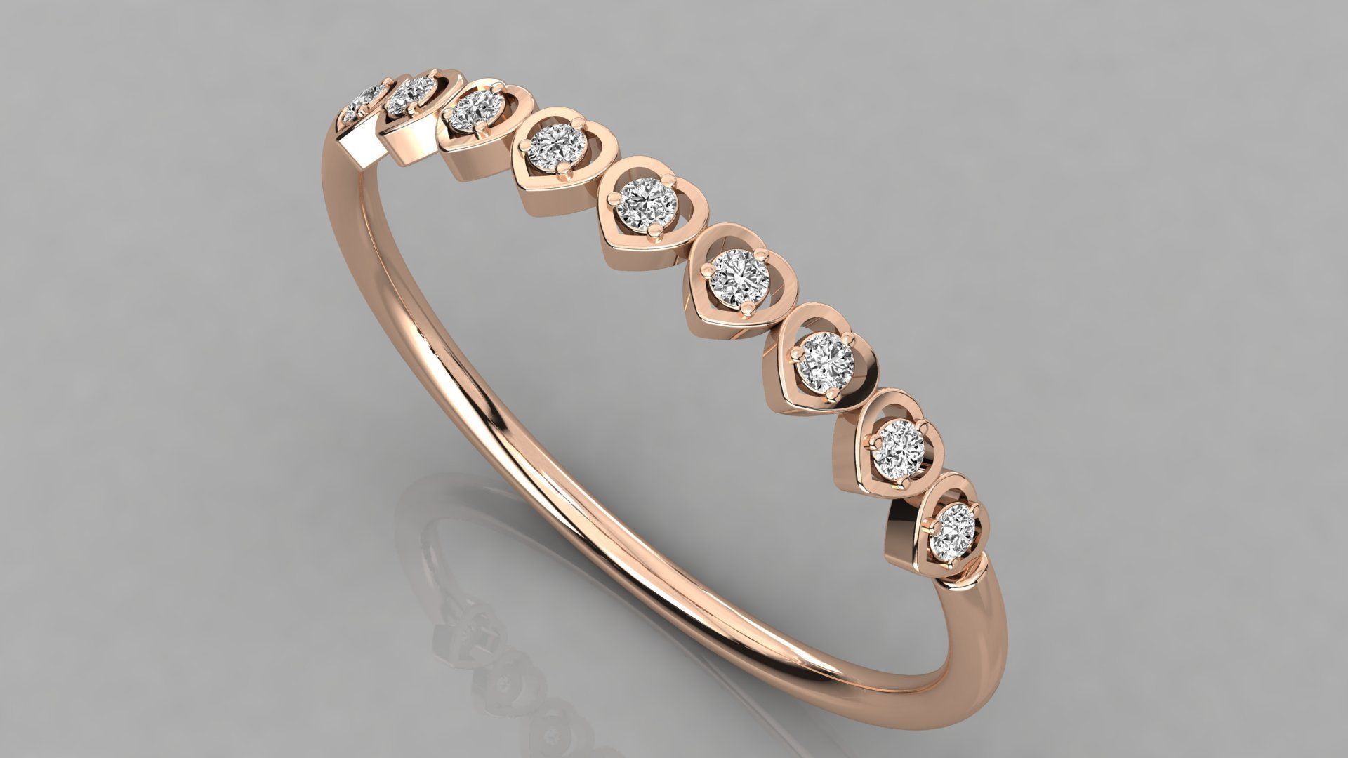 Women solitaire ring 3dm stl render detail 3D print model_1