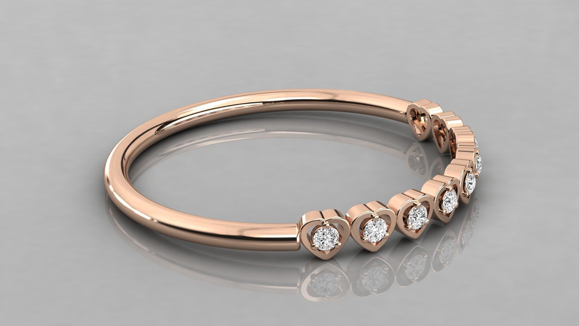 Women solitaire ring 3dm stl render detail 3D print model_4
