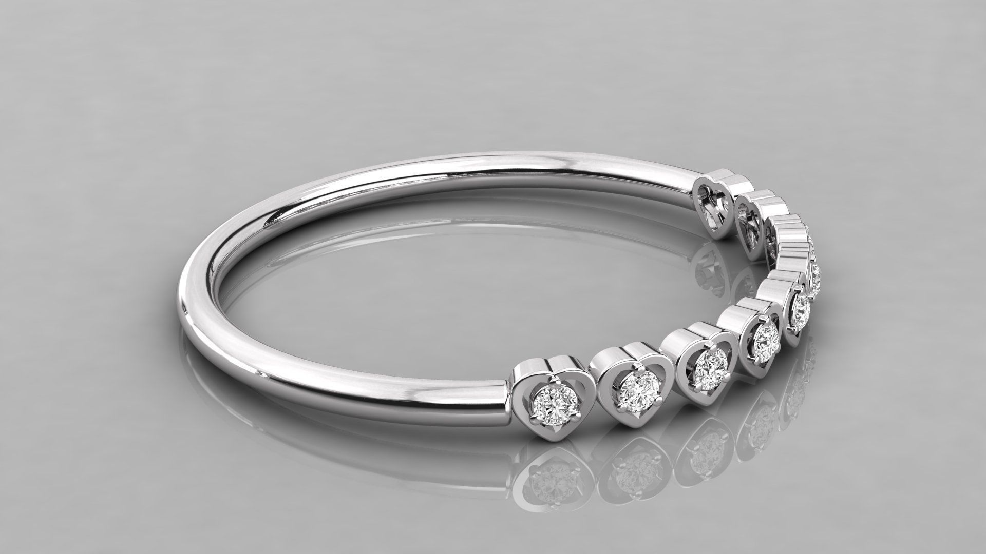 Women solitaire ring 3dm stl render detail 3D print model_5
