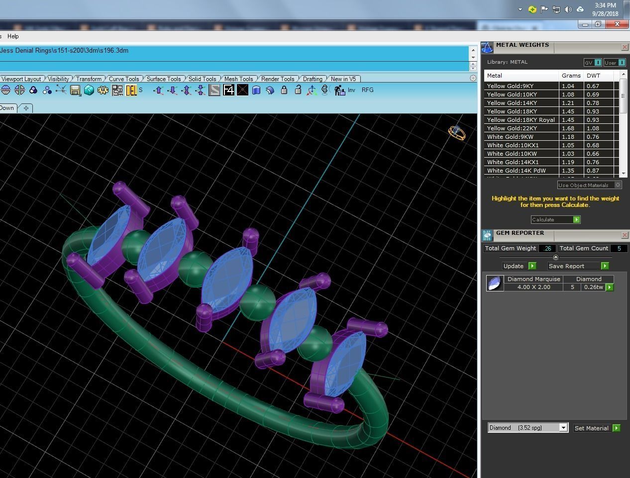 Women solitaire ring 3dm stl render detail 3D print model_9