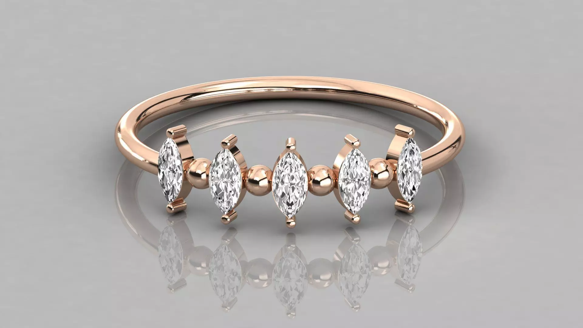 Women solitaire ring 3dm stl render detail 3D print model_0