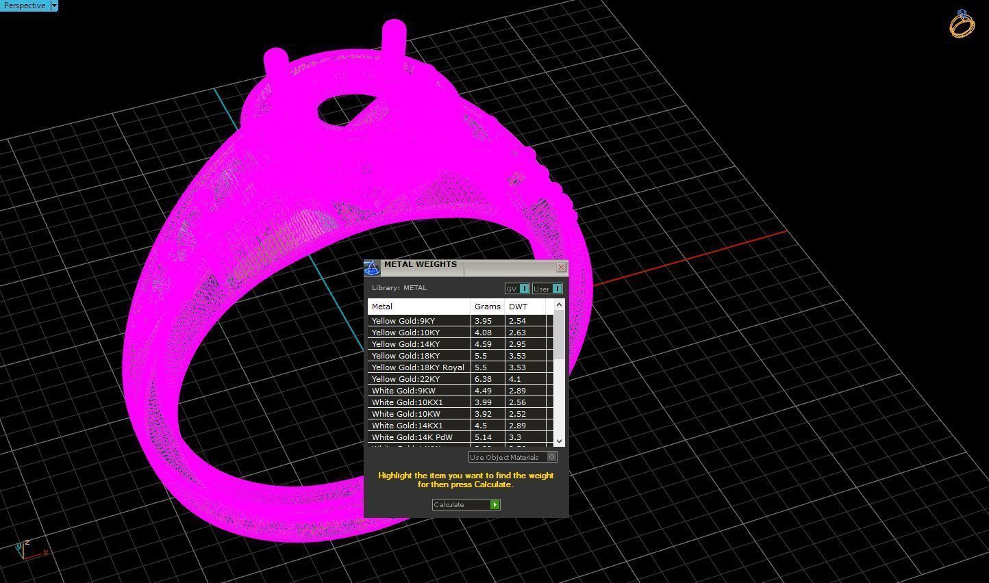 Unique Cluster Halo Ring 3D print model_4